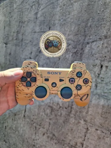 Controle Original Ps3 Edição Especial Uncharted 3<br><br>Uncharted 3 Raro<br><br>Uncharted 3 Raro
