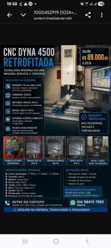 Máquina CNC DYNA 4500