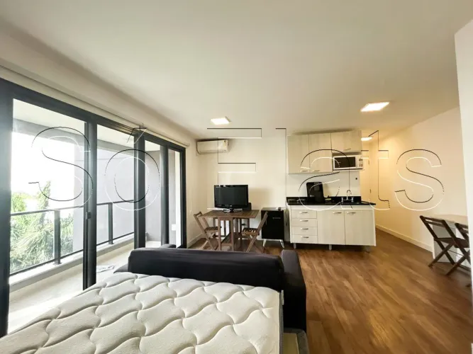 Residencial Estação Gabriele, flat disponível para locação contendo 38m², 1 dormitório e 1