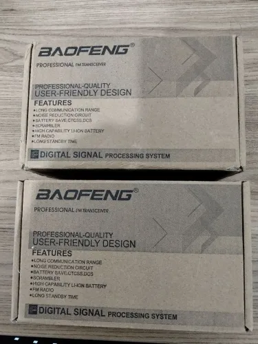 2 rádio comunicador Baofen novos completo