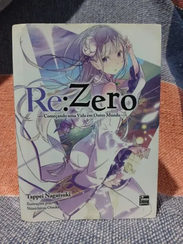 Lote Light novel Re Zero vol.1,2,4,5 e 6!