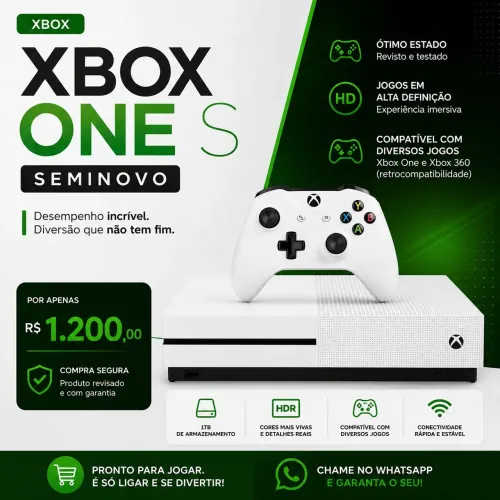 XBOX ONE S SEMINOVO