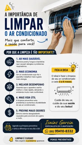 Limpeza de ar condicionado