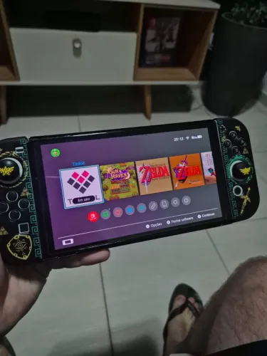 Nintendo Switch Oled Desbloqueado - 128gb (Perfeito estado)