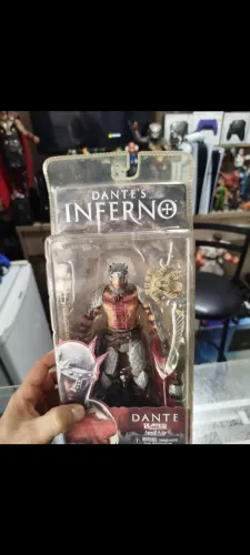 Action figure dantes do inferno lacrado original novo lacrado ac trocas...