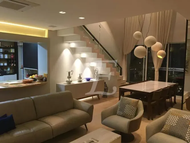 Apartamento com 4 dormitórios para alugar, 210 m² por R$ 51.500,00/mês - Brooklin Paulista