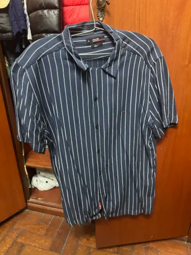 Camisa manga curta slim fit - marca Aramis -