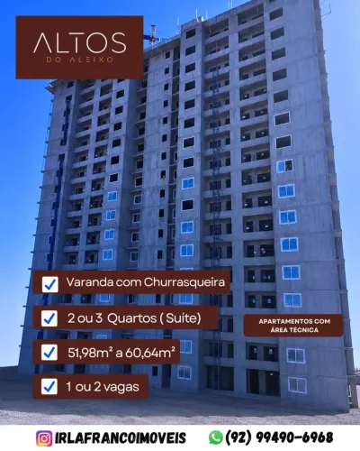 IF - 2 E 3 QUARTOS COM SUITE | VARANDA COM CHURRASQUEIRA | ATÉ 2 VAGAS DE GARAGEM | EDIFIC