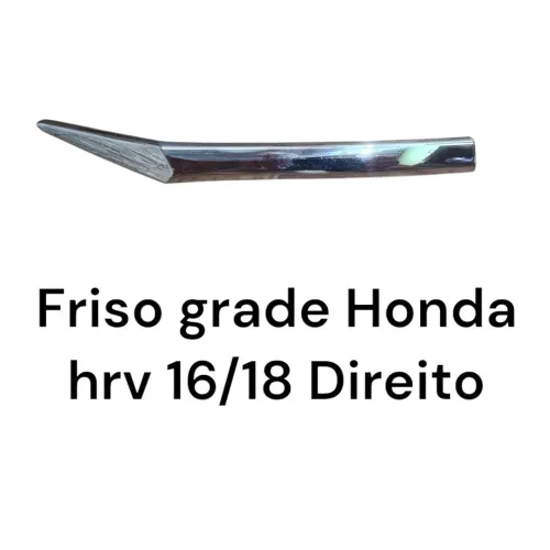 Friso cromado da grade Honda hrv 16/18 direito