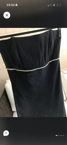 vestido longo preto slipdress