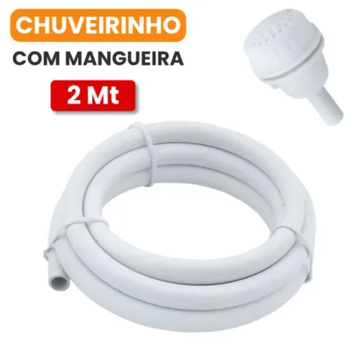 Chuveirinho Para Chuveiro Com Mangueira 2 Metros