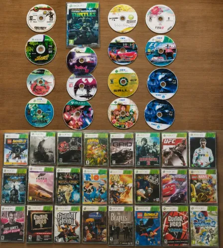 PACOTE DE 40 JOGOS DE XBOX 360