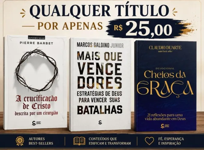 Livros novos central Gospel