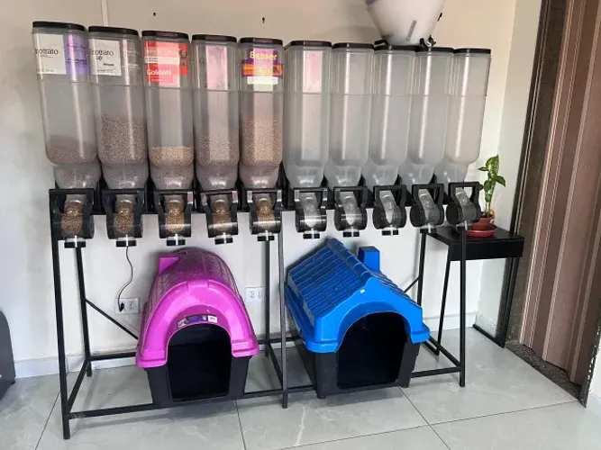 Dispense de Ração para Pet Shop