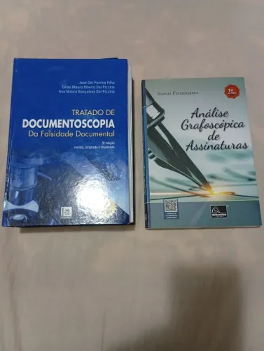 Livros para peritos em Grafotécnica!!!