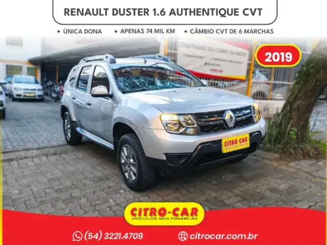 Renault Duster Authent. 1.6 Flex 16V Aut.(pcd) 2019