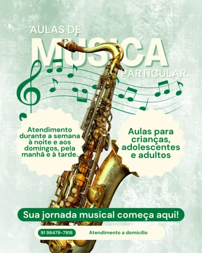 Aulas particulares de Música