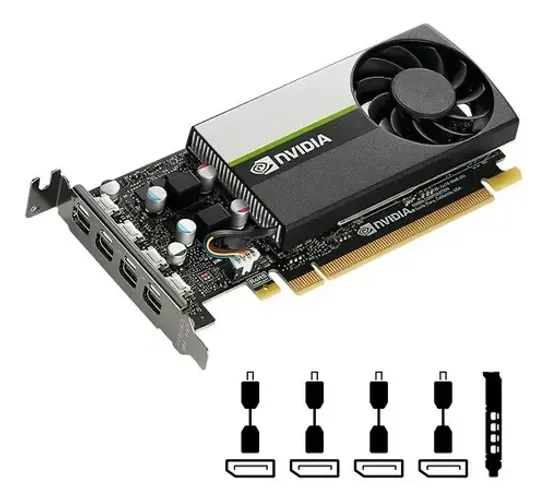 Placa de vídeo Nvidia Quadro T1000 4gb Gdr6