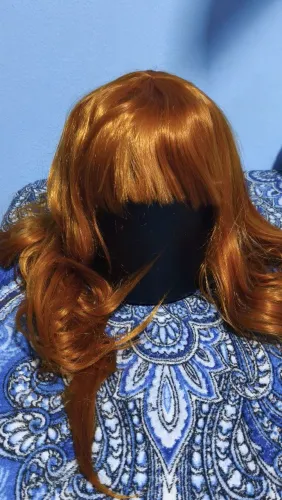 Peruca Ruiva Longa 70 cm