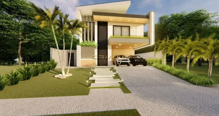 Casa de Alto Padrão em Condomínio Fechado com 4 suites