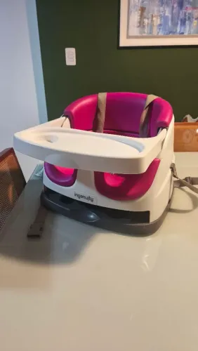 Cadeirinha de Alimentação Portátil 2 em 1 Ingenuity - Compacta, Segura e Fácil de Levar