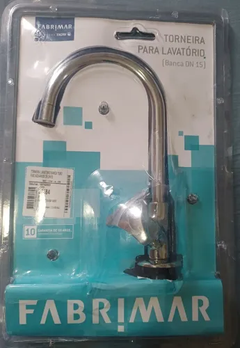 Torneira para Lavatório Banca Tubo Fixo Fabrimar Aquarius