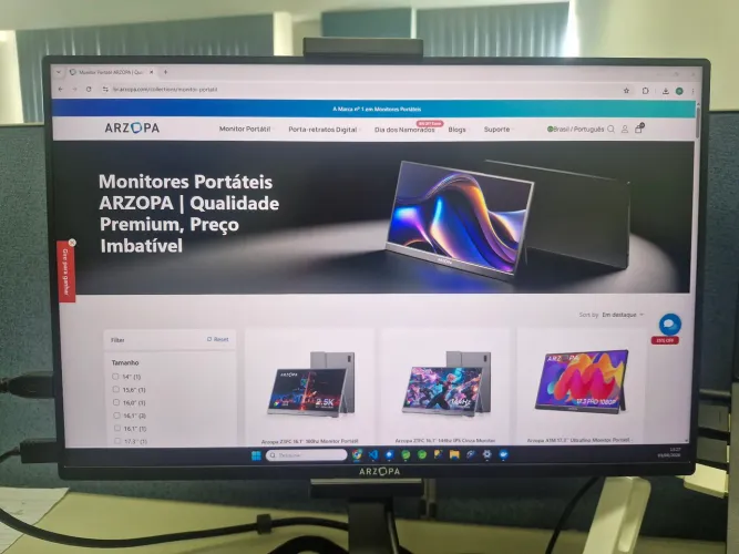 Monitor Arzopa Ac3 16 + Base