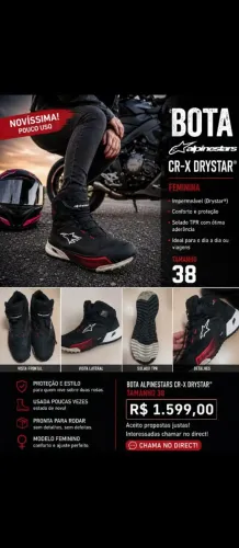 Bota feminina alpinestars