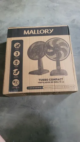 VENTILADOR MALLORY 30CM NOVO NA CAIXA LACRADA