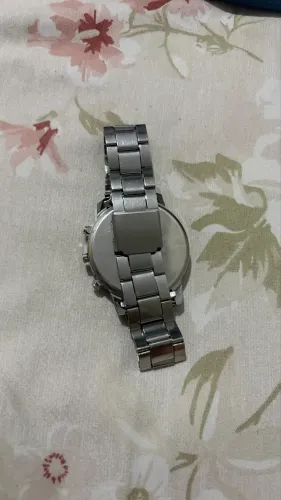 Relógio Masculino SHOW G-A6539 - Quartzo Cronógrafo com Pulseira de Aço
