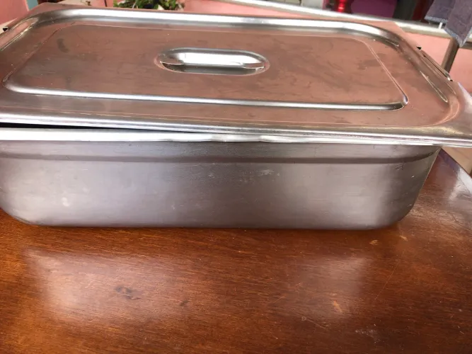 01 Cuba de inox gastrynox grande com tampa 