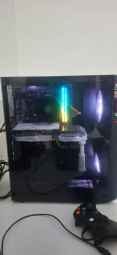 PC GAMER Ryzen 5/ RX 6600 8gb Branca/ 16GB RAM XPG
