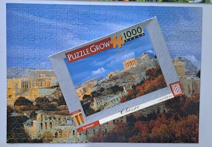 Quebra cabeça Parthenon 1000 peças Raridade