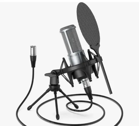 Donner Microfone Dc20 Condensador Cardioide Voz Podcast Xlr