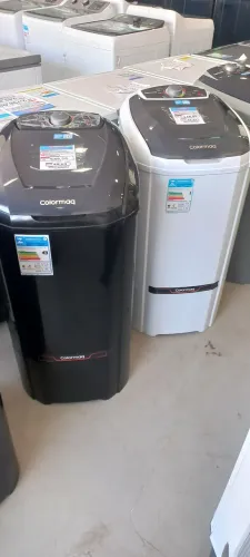 Lavadoura colormaq semiautomatica branca, preta 15kG