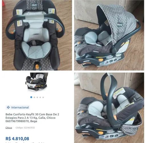 Bebê Conforto Keyfi Chicco perfeito