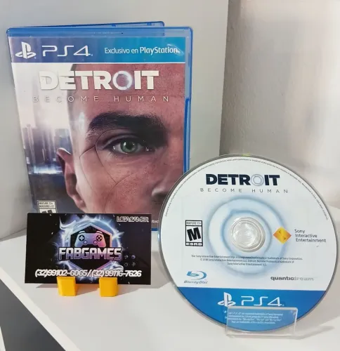 Jogo PS4 Detroit. Aqui na LOJA FABGAMES