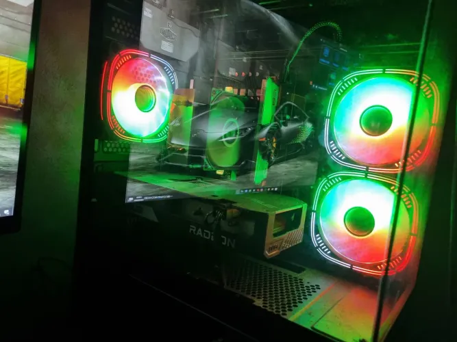 PC Gamer intermediário forte RX 6600 - Bem cuidado