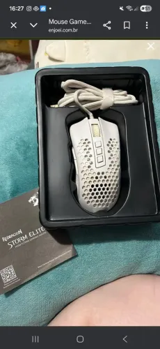 Mouse Redragon Storm Elite BRANCO