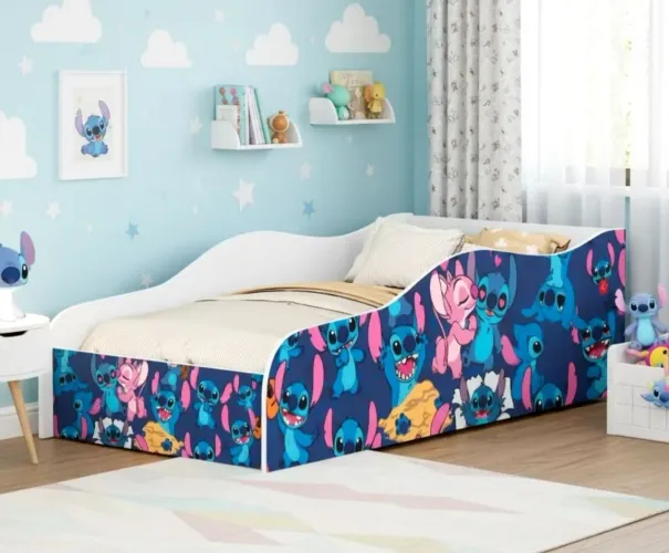 Cama infantil Stitch ( lacrada na caixa )