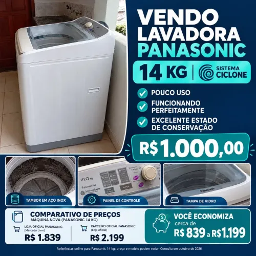 LAVADORA DE ROUPAS