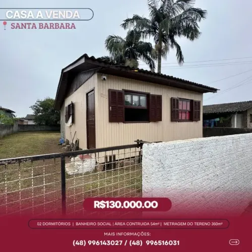 Casa escriturada à venda