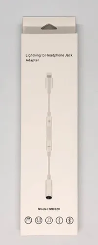 Adaptador Jack Auxiliar P2 Para Celular iPhone Lightning Novo na Caixa