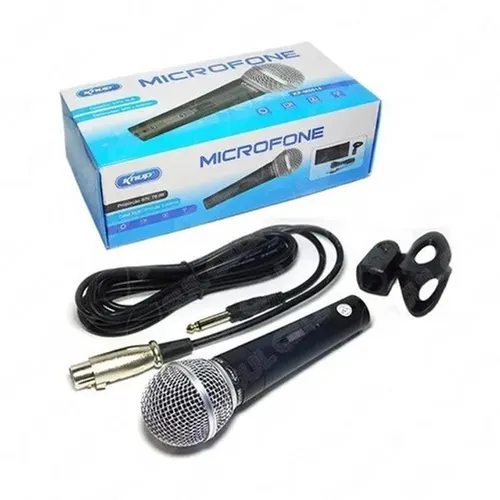 Microfone Profissional Com Fio Kp-m0014 - Knup