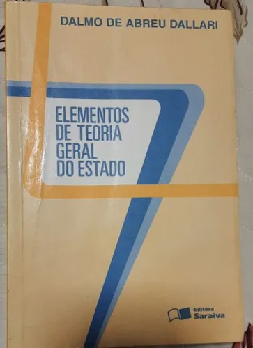 Livro - Elementos de teoria geral do estado<br><br>