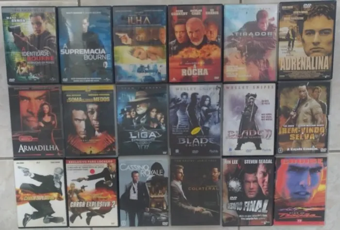 DVDs Filmes de Ação Originais