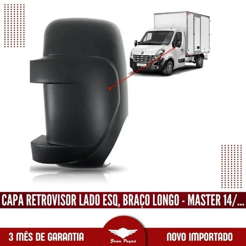 Capa do retrovisor Braço longo Lado Esquerdo - Master 2.3