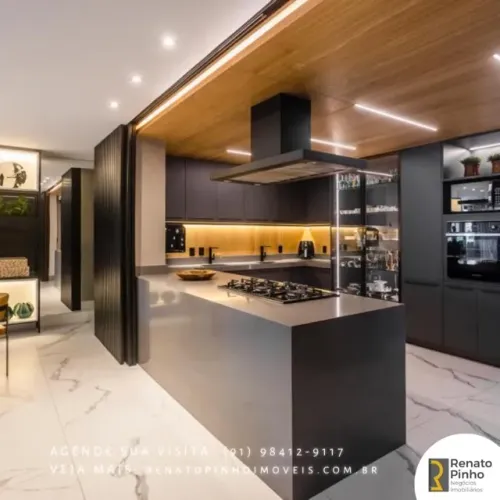 Condomínio Altos do Umarizal, 177 m2, vista para a nascente, 3 suítes 1 master