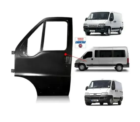 porta dianteira lado esquerdo com furo para friso - Ducato, Jumper, Boxer 2.8 2.3 - 06/17