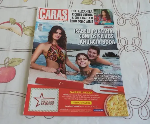 Revista Caras 25 Março 2016. Capa Isabeli Fontana. Para Colecionadores